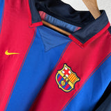 FC Barcelona 2003/04 Heimtrikot – Ronaldinho #10 (XL)