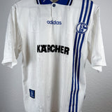 Vintage FC Schalke 04 1996/97 Kärcher Auswärtstrikot – Größe S