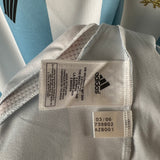 Argentinien 2006 Heimtrikot + Hose – Messi #19 – Größe L – Set
