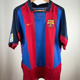 FC Barcelona 2003/04 Heimtrikot – Ronaldinho #10 (L)