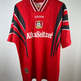 Bayer 04 Leverkusen Alka-Seltzer 1996/97 Heimtrikot – XL