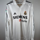 Real Madrid 2004/05 Heimtrikot – Zidane #5 – Langarm (L)