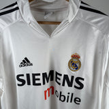 Real Madrid 2004/05 Heimtrikot – Zidane #5 – Langarm (L)