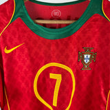 Portugal 2004 Figo Heimtrikot – M