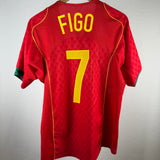 Portugal 2004 Figo Heimtrikot – M