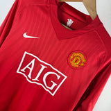 Manchester United Nani Langarm Trikot 2007/08