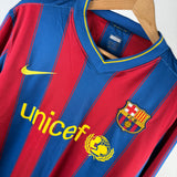 FC Barcelona 2009/10 Langarm Heimtrikot – Messi (#10) – L