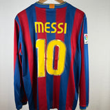 FC Barcelona 2009/10 Langarm Heimtrikot – Messi (#10) – L