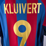 Barcelona 2001/02 Home Kit Kluivert (M)