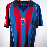 Barcelona 2001/02 Home Kit Kluivert (M)