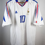 Frankreich 2004 Zidane Auswärtstrikot (XL) France