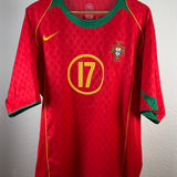 Portugal 2004 Heimtrikot – Ronaldo #17 (XL)
