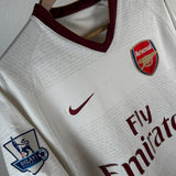 Arsenal 2007/08 Auswärtstrikot – Gallas #10 (M) mit Premier-League-Patches