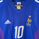 Frankreich 2002 Heimtrikot – Zidane #10 (L/XL)