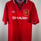 Manchester United 1994/95 Heimtrikot – Beckham #24 – Größe L