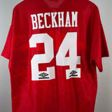 Manchester United 1994/95 Heimtrikot – Beckham #24 – Größe L