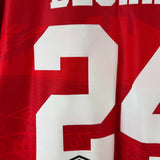 Manchester United 1994/95 Heimtrikot – Beckham #24 – Größe L