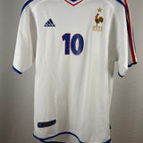 Frankreich F.F.F. 2000 Away Trikot – Zidane #10 (S/M) France