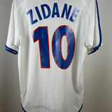 Frankreich F.F.F. 2000 Away Trikot – Zidane #10 (S/M) France