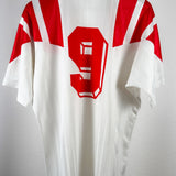 ORIGINAL! Hamburger SV 1992/93 Heimtrikot – Sharp #9 – Größe L (fällt größer aus)