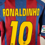FC Barcelona 2004 Trikot – Ronaldinho (#10) – M
