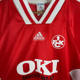 1. FC Kaiserslautern 1994/95 Heimtrikot – L/XL – Adidas – Vintage OKI