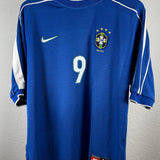 Ronaldo Vintage Auswärtstrikot Brasilien 1998 M