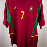 Portugal 2002 Heimtrikot – Figo #7 – M