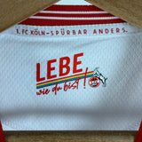 1. FC Köln 2022/23 Heimtrikot – Linton Maina #37 (S/M) Spieler-Version Europa-Conference UEFA Europa League-Patches