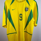Brasilien 2002 Heimtrikot – Ronaldo #9 (L)