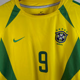 Brasilien 2002 Heimtrikot – Ronaldo #9 (L)