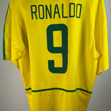 Brasilien 2002 Heimtrikot – Ronaldo #9 (L)