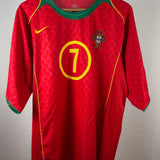 Portugal 2004 Heimtrikot – Figo #7 (XL)