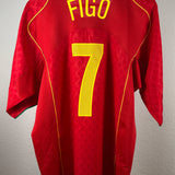 Portugal 2004 Heimtrikot – Figo #7 (XL)