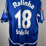 FC Schalke 04 2007/08 Heimtrikot – Rafinha #18 (M) mit Bundesliga-Patch