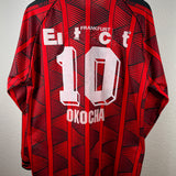 🚨DEFEKT🚨 Eintracht Frankfurt 1995/96 Heimtrikot Langarm – Okocha #10 (M)