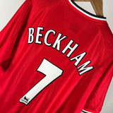 Manchester United 2000/01 Heimtrikot – Beckham #7