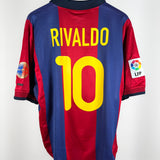 Barcelona 2000/01 Heimtrikot – Rivaldo #10 (L)