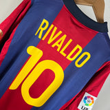 Barcelona 2000/01 Heimtrikot – Rivaldo #10 (L)