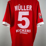 Offenbacher Kickers 2006/07 Auswärtstrikot – Müller #5 (L) Spielerversion
