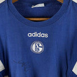 FC Schalke 04 90s Trainings-Trikot (XL) mit Autogrammen