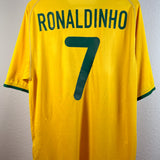 Brasilien 2000 Heimtrikot – Ronaldinho #7 (L)