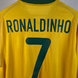 Brasilien 2000 Heimtrikot – Ronaldinho #7 (L)