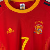 Spanien 2002 Heimtrikot – Raúl #7 (XL)
