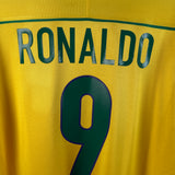 Brasilien Brazil 1998 Heimtrikot Ronaldo (L)