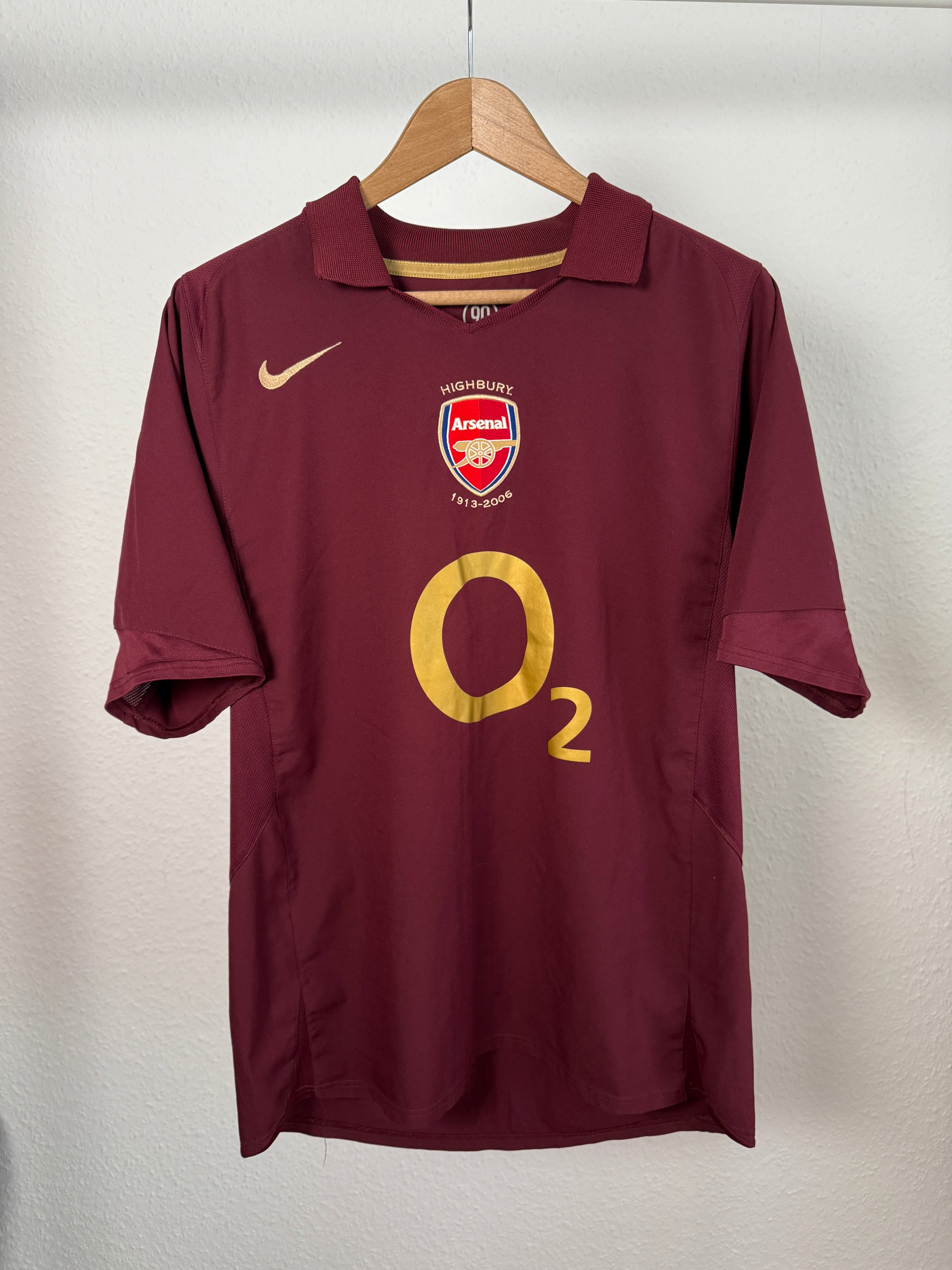 Arsenal 2005/06 Jubiläum-Auswärtstrikot – Highbury 1913–2006