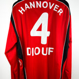 Diouf Vintage Home Trikot Hannover 96 2004/05 XXL – Match Issue Langarm