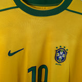Brasilien 1998 Heimtrikot – Nike (XXL) – Rivaldo #10