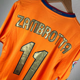 Zambrotta #11 Vintage Auswärtstrikot Barcelona 2006/07