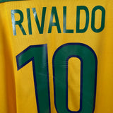 Brasilien 1998 Heimtrikot – Nike (XXL) – Rivaldo #10